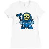mitesized skeleboy Ladies Fitted T-Shirt