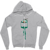 pocket fishman Zipper Hoodie