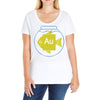 gold fish Ladies Curvy T-Shirt