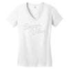 soccer vibes Women's V-Neck T-Shirt