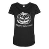 happy halloween 3 Maternity Scoop Neck T-shirt