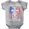 stand for the flag kneel for the cross Baby Bodysuit