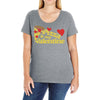 pizza is my valentine 2 Ladies Curvy T-Shirt