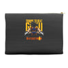 training to beat saiyan or at least warrior anime gym workout lifting Accessory Pouches