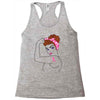 breast cancer girl power Racerback Tank