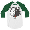 KING OF THE WOLF 3/4 Sleeve Shirt