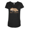 Sloth Says Not Today Maternity Scoop Neck T-shirt