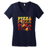 pizza lover 2 Women's V-Neck T-Shirt