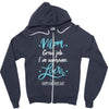 Mom Great Job I'm Awesome Love Happy Mother's Day Zipper Hoodie