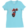 mega spidy Ladies Fitted T-Shirt
