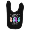 peeps bunnies Baby Bibs