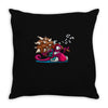 monster melodi Throw Pillow