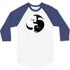 yin yang cat 3/4 Sleeve Shirt
