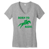 born to ride horse riding pony horse Women's V-Neck T-Shirt