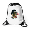 reel passion Drawstring Bags