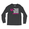U=U Undetectable = Untransmittable Long Sleeve Shirts
