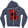 house of lion Zipper Hoodie