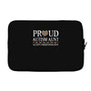 proud autism aunt Laptop sleeve