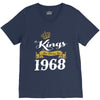 kings are born in 1968 V-Neck Tee