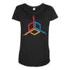 SIMPLE THAT IS COOL Maternity Scoop Neck T-shirt