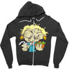 papy burger Zipper Hoodie
