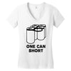 one can short Women's V-Neck T-Shirt