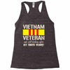 vietnam veteran Racerback Tank
