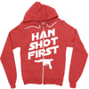 han shot first Zipper Hoodie
