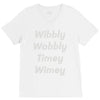 wibbly w0bbly V-Neck Tee