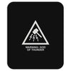 warning god of thunder Mousepad