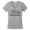 ocd obsessive cat disorder Women's V-Neck T-Shirt