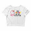 My Unicorn Ate My Homework Crop Top