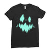 halloween face Ladies Fitted T-Shirt