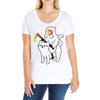 death rides Ladies Curvy T-Shirt