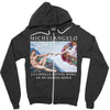 Michelangelo Creation of Adam Zipper Hoodie