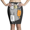 kittens in a pocket Pencil Skirts