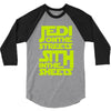 Jedi On The Streets Sith In The Sheets 3/4 Sleeve Shirt