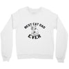 best cat dad ever Crewneck Sweatshirt