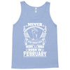 Never Underestimate Dog Rescuer Who Was Born February Tank Top