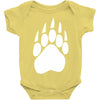 large bear paw print crew neck long sleeve Baby Onesie