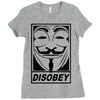 disobey Ladies Fitted T-Shirt
