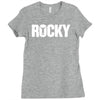 rocky balboa baseball jersey Ladies Fitted T-Shirt