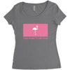 Too Pure To Be Pink Women's Triblend Scoop T-shirt
