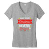 may your christmas be merry &amp; bright Women's V-Neck T-Shirt