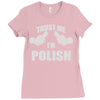 trust me i'm polish Ladies Fitted T-Shirt