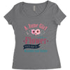 A June  Gir lLike A Flowers Women's Triblend Scoop T-shirt