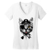 piratecat Women's V-Neck T-Shirt