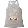 dear santa i've been good Racerback Tank