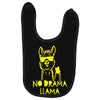 no drama llama (2) Baby Bibs