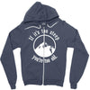 if it's too steep you're too old Zipper Hoodie